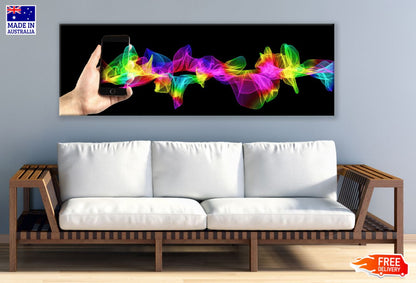 Panoramic Canvas Phone & Abstract Art High Quality 100% Australian Made Wall Canvas Print Ready to Hang