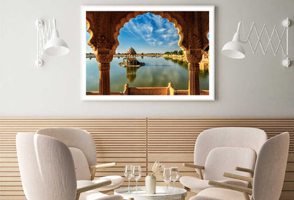 Gadi Sagar Arch Lake View Photograph India Home Decor Premium Quality Poster Print Choose Your Sizes