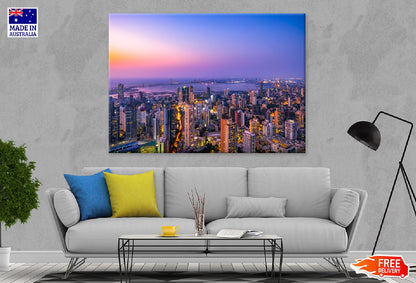 Mumbai Cityscape & Sea Photograph Print 100% Australian Made