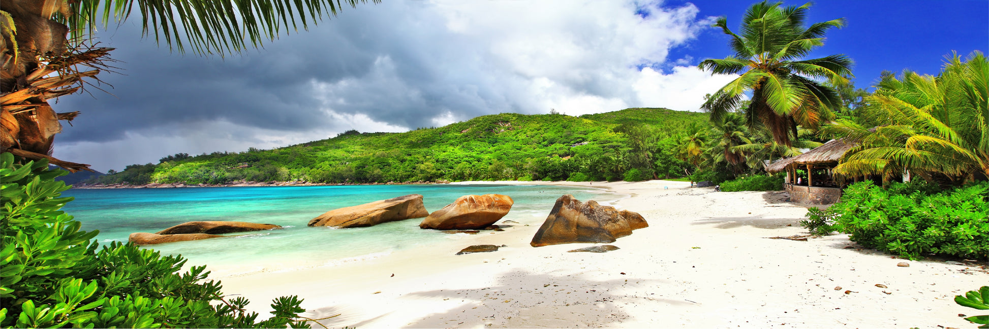 Panoramic Canvas Stunning Sea Scenery Photograph High Quality 100% Australian made wall Canvas Print ready to hang