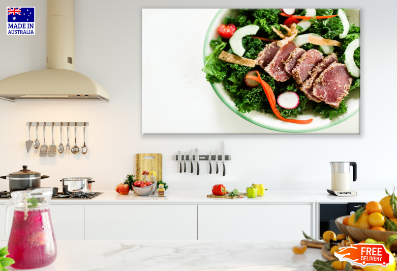 Kale Salad With Tuna Print 100% Australian Made