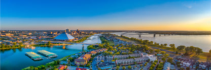 Panoramic Canvas Memphis Tennessee View Photograph High Quality 100% Australian Made Wall Canvas Print Ready to Hang