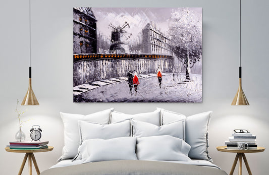 Beautiful painting Paris France Print 100% Australian Made