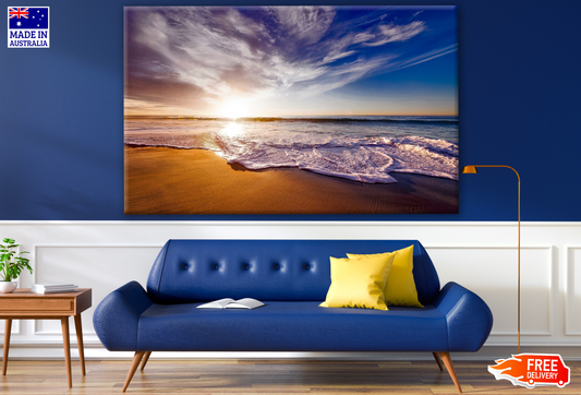 Stunning Beach Sunset View Photograph Print 100% Australian Made