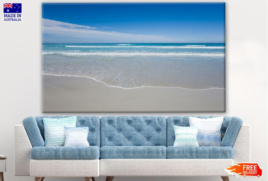 Colourful Blue Beach Photograph Print 100% Australian Made