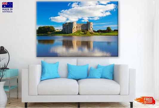 Old Fort Near Lake Photograph Print 100% Australian Made