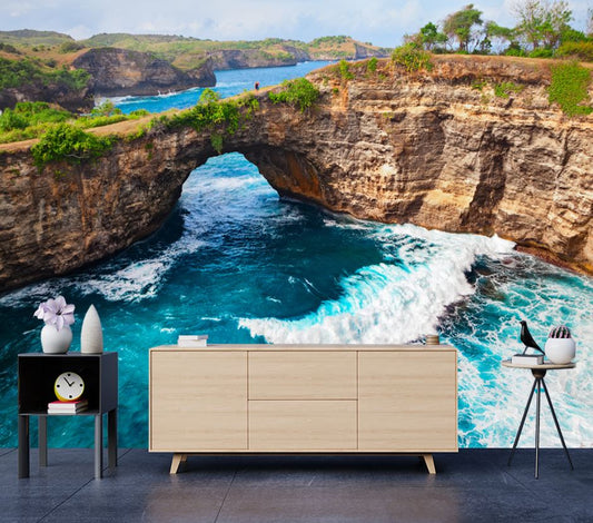 Wallpaper Murals Peel and Stick Removable Cliff & Beach High Quality