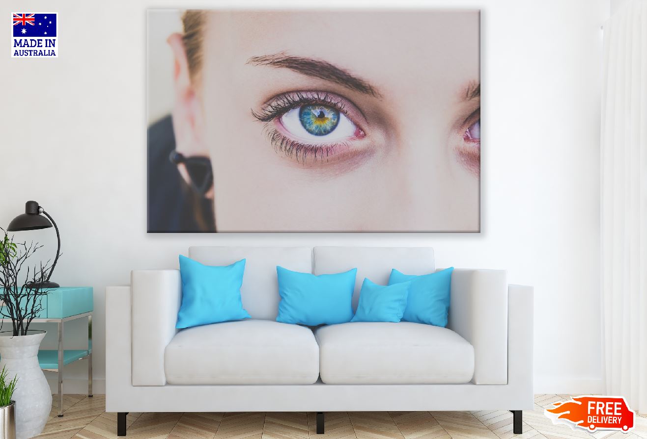 Makeup Woman Eye Closeup Photograph Print 100% Australian Made