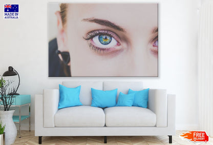 Makeup Woman Eye Closeup Photograph Print 100% Australian Made