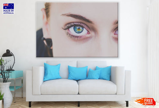 Makeup Woman Eye Closeup Photograph Print 100% Australian Made