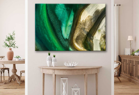 Bella Home Waiwera Beach in Auckland Aerial Print Canvas Ready to hang