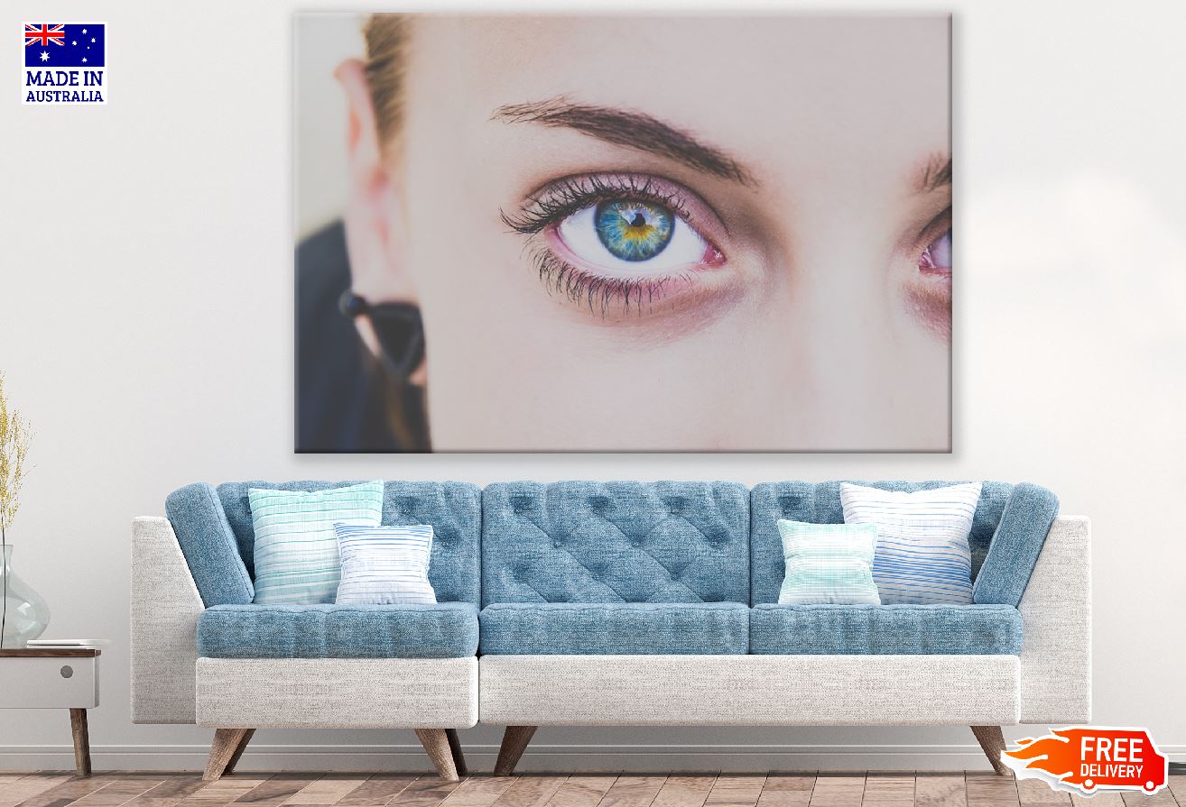 Makeup Woman Eye Closeup Photograph Print 100% Australian Made