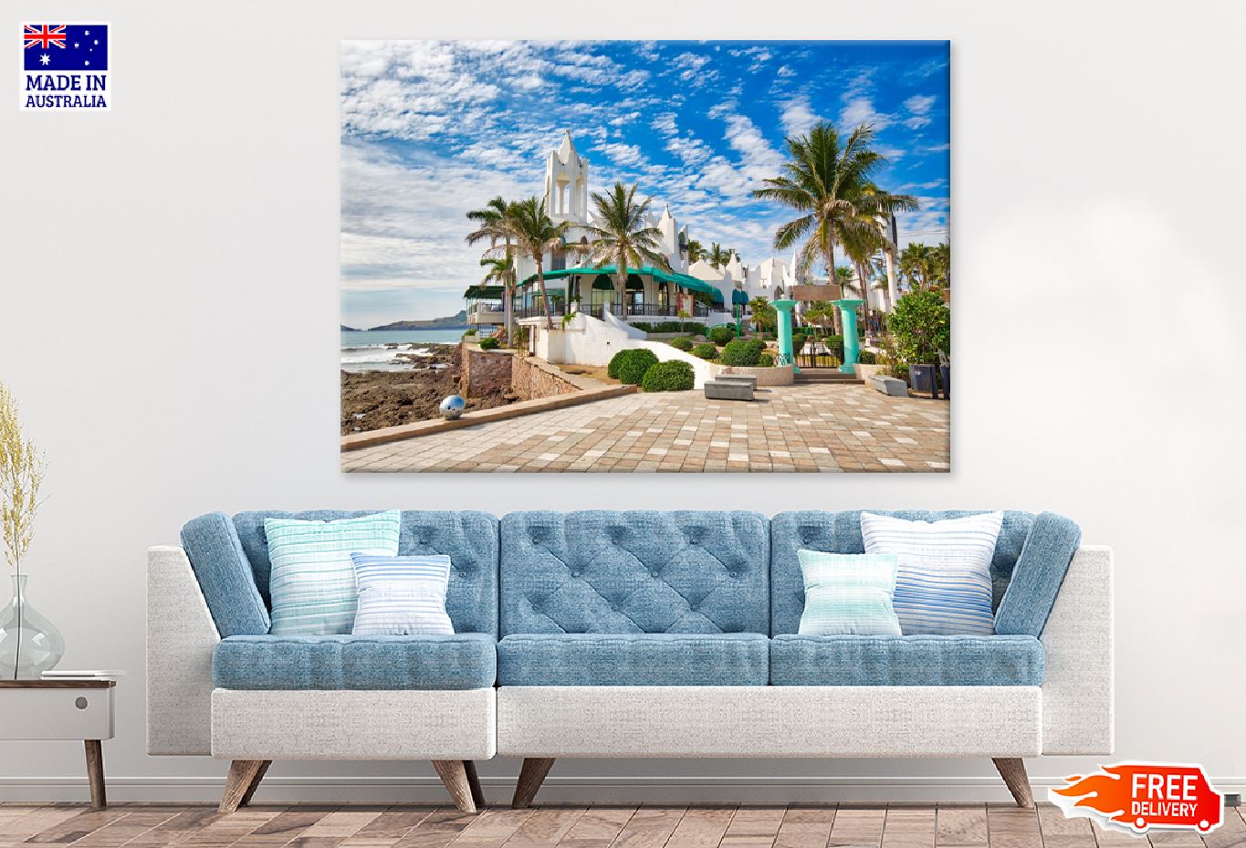 Beach & Resort Zone View Mazatlan Photograph Print 100% Australian Made