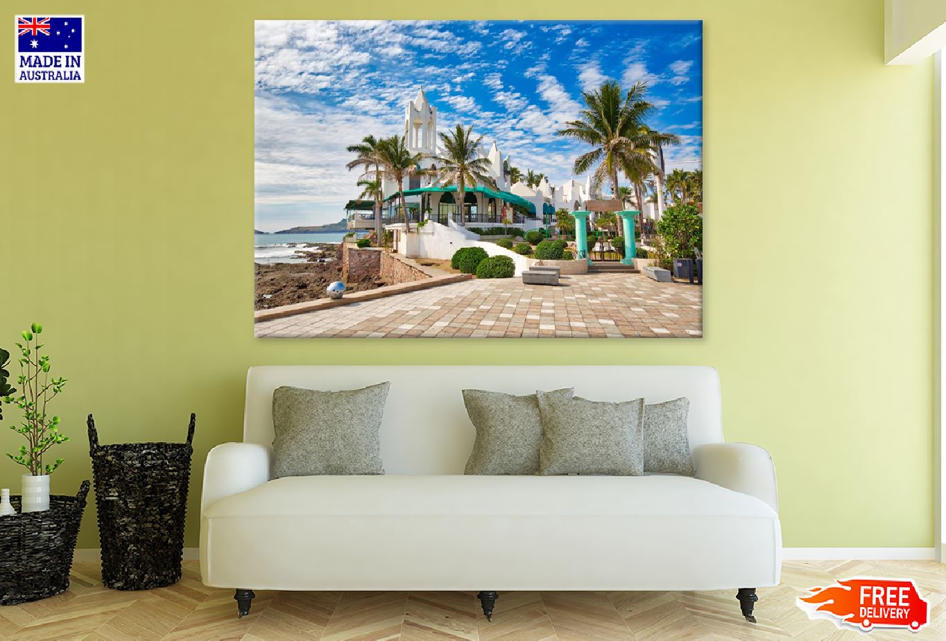 Beach & Resort Zone View Mazatlan Photograph Print 100% Australian Made