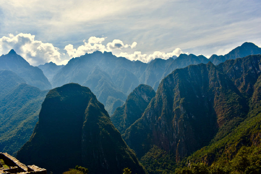 Clouds over Mountains Scenery View Photograph Print 100% Australian Made