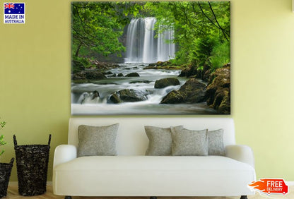 Stunning Waterfall in Deep Forest Photograph Print 100% Australian Made