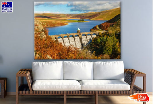 Craig Goch Dam, Mid Wales, UK Photograph Print 100% Australian Made