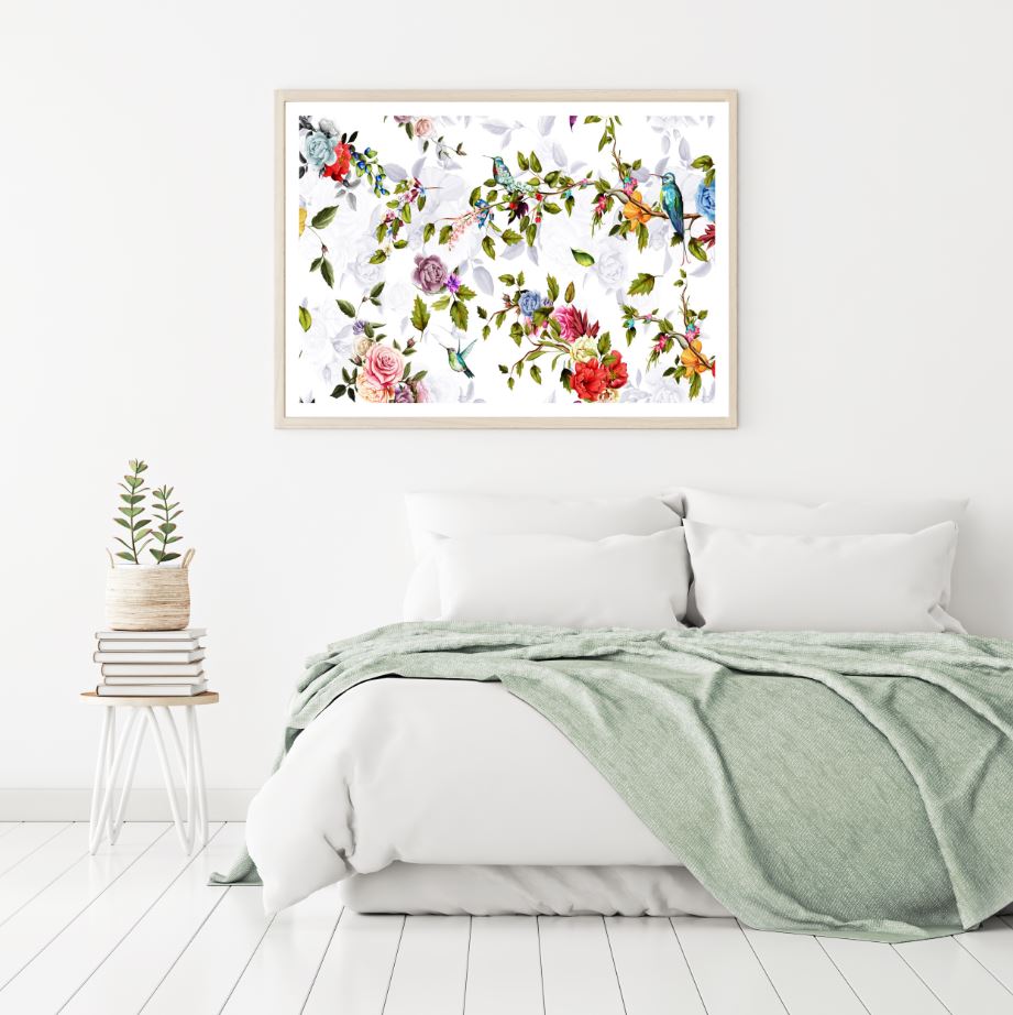 Colorful Flowers & Flowers Painting Home Decor Premium Quality Poster Print Choose Your Sizes