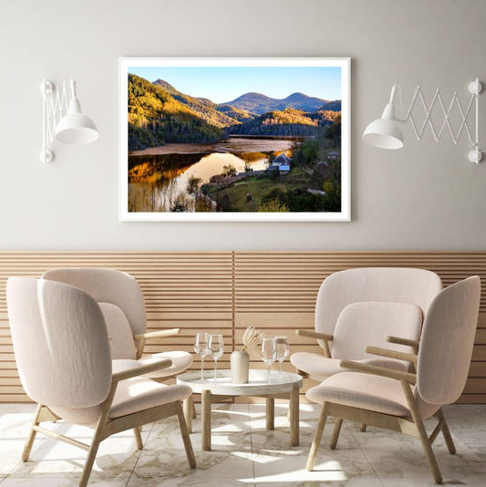 Stunning Lake & Forest Scenery Home Decor Premium Quality Poster Print Choose Your Sizes