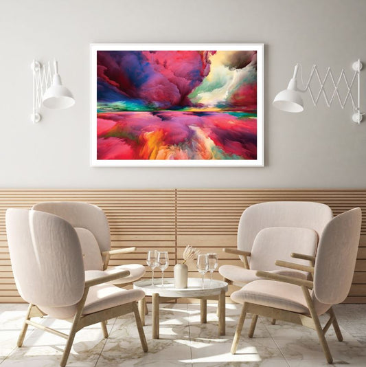 Colorful Clouds Abstract Design Home Decor Premium Quality Poster Print Choose Your Sizes