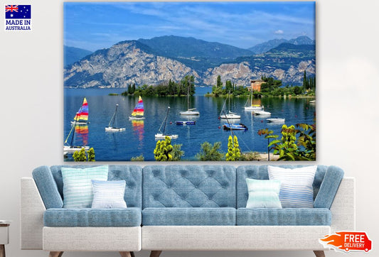 Stunning View of Beach & Mountain Photograph Print 100% Australian Made