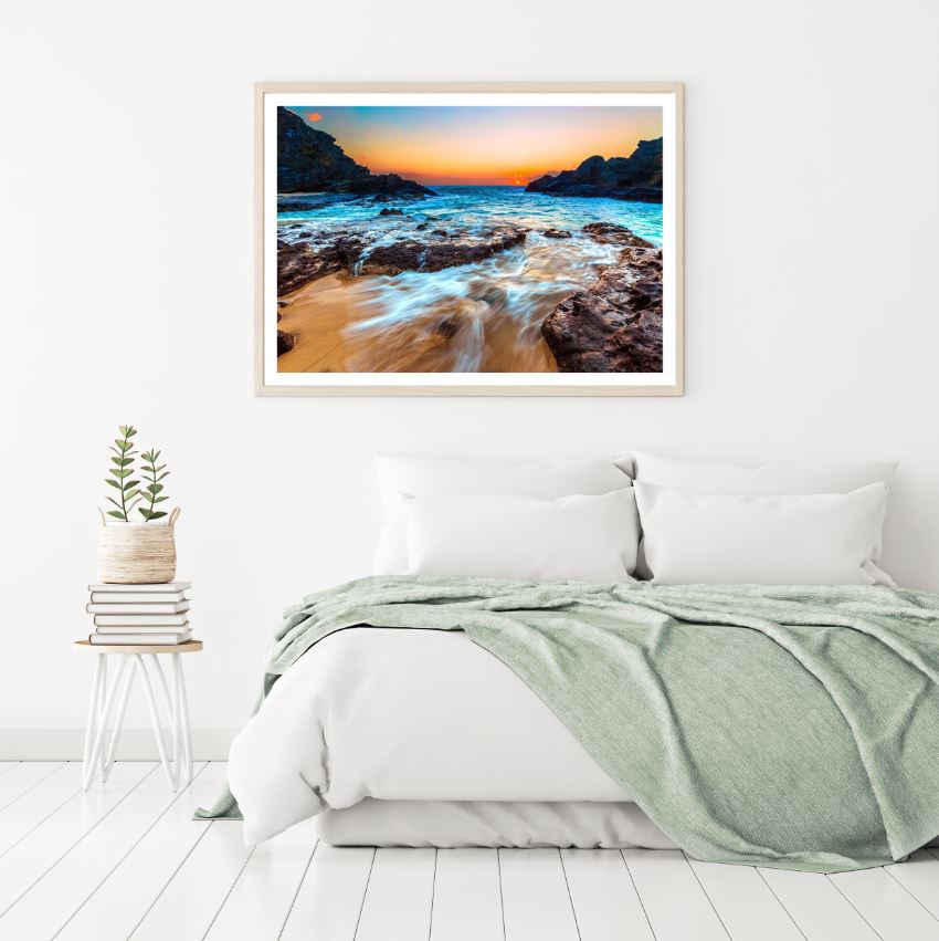 Stunning Sea Scenery Photograph Home Decor Premium Quality Poster Print Choose Your Sizes