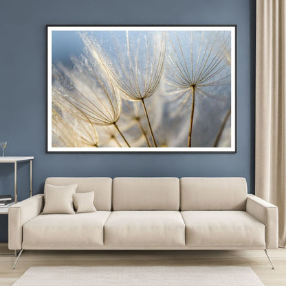 Dandelion Flowers Photograph Home Decor Premium Quality Poster Print Choose Your Sizes