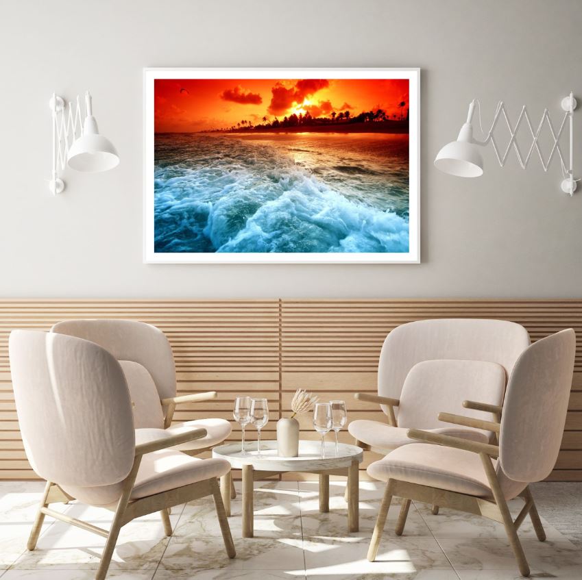 Stunning Sea Scenery Photograph Home Decor Premium Quality Poster Print Choose Your Sizes