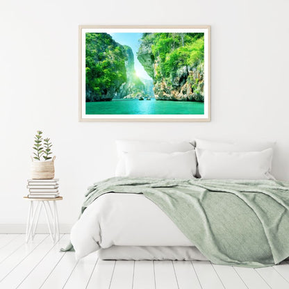 Sea & Islands Scenery Photograph Home Decor Premium Quality Poster Print Choose Your Sizes