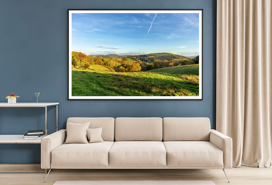 Mountain & Forest Nature View Photograph Home Decor Premium Quality Poster Print Choose Your Sizes