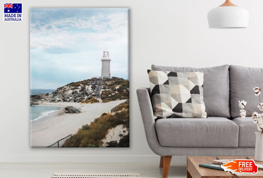 Lighthouse & Island Beach Photograph Print 100% Australian Made