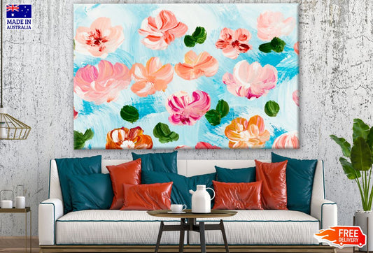 Colorful Floral Painting Print 100% Australian Made