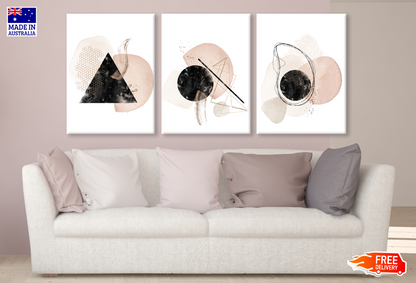 3 Set of Abstract Designs High Quality print 100% Australian made wall Canvas ready to hang