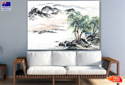 Watercolour Nature Painting Print 100% Australian Made