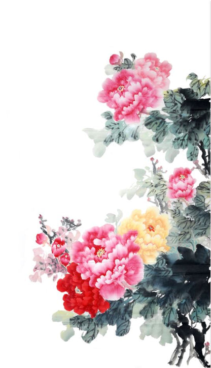 Colorful Flowers Watercolor Painting Home Decor Premium Quality Poster Print Choose Your Sizes