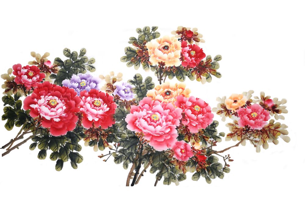 Colorful Flowers Watercolor Painting Home Decor Premium Quality Poster Print Choose Your Sizes