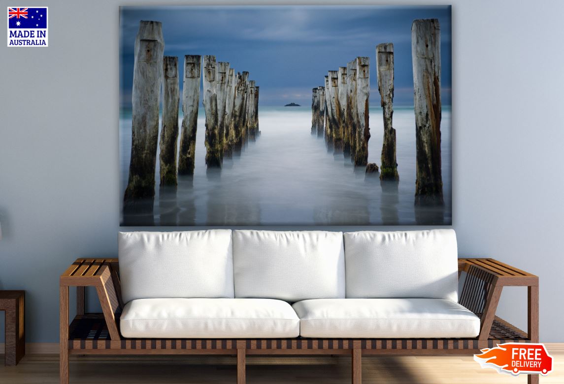 Stunning Misty Beach View Photograph Print 100% Australian Made