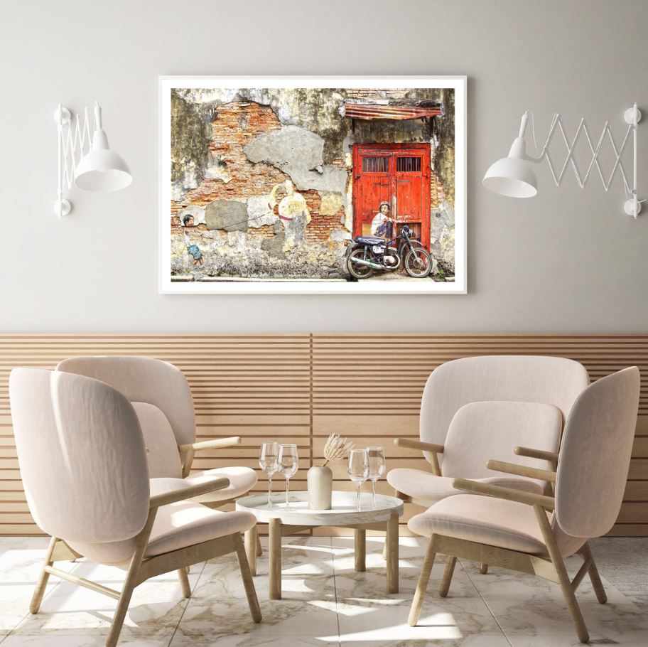 Motorcycle & Wall Art Design Home Decor Premium Quality Poster Print Choose Your Sizes