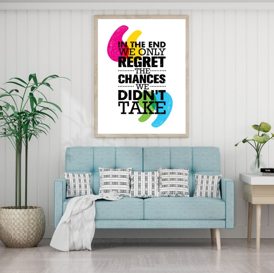 Colorful Quote Vector Design Home Decor Premium Quality Poster Print Choose Your Sizes