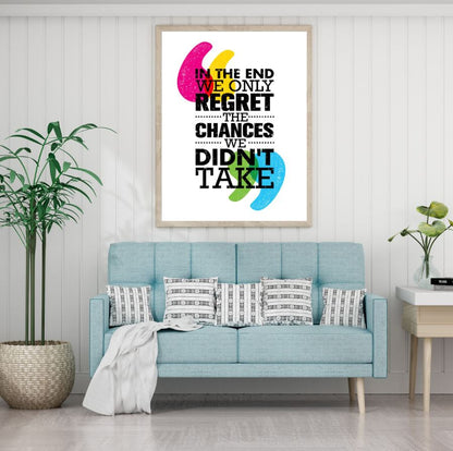 Colorful Quote Vector Design Home Decor Premium Quality Poster Print Choose Your Sizes