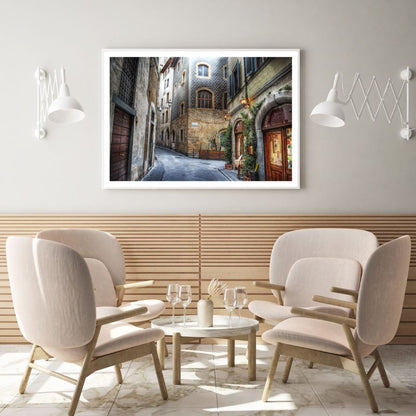 City Buiding Streets Photograph Home Decor Premium Quality Poster Print Choose Your Sizes