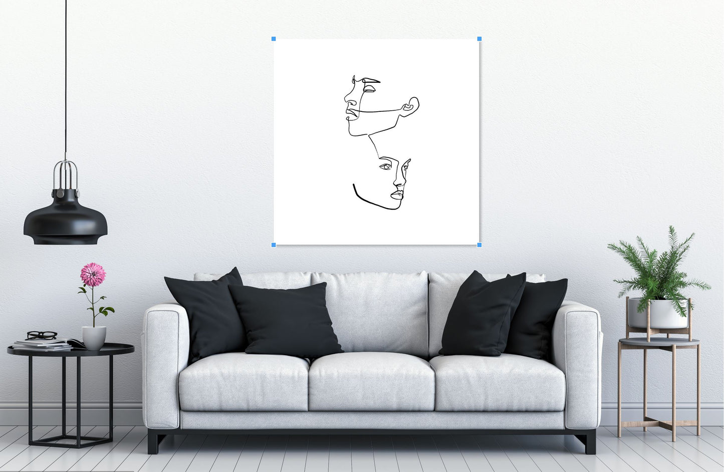 Line art Minimalist Modern 100% Australian Made