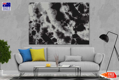 Grey Color B&W Abstract Design Print 100% Australian Made