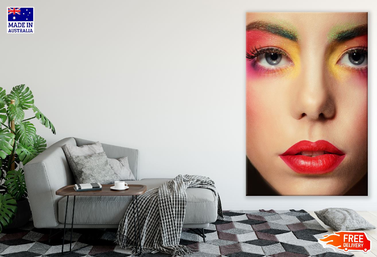 Makeup Woman Closeup Photograph Print 100% Australian Made