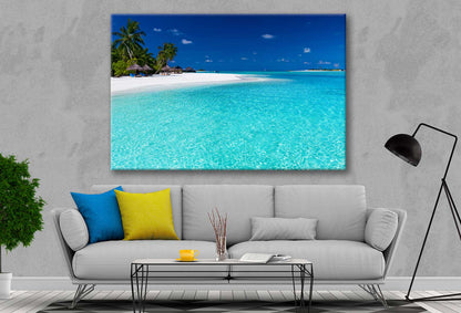 Bella Home Stunning Lagoon & Clear Water Print Canvas Ready to hang