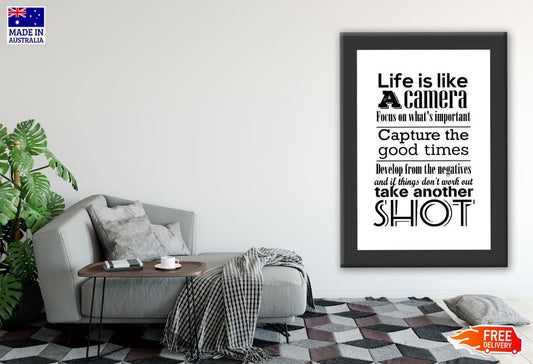 Quote Art Print 100% Australian Made