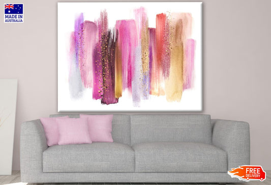 Abstract Brush Strokes Design Print 100% Australian Made