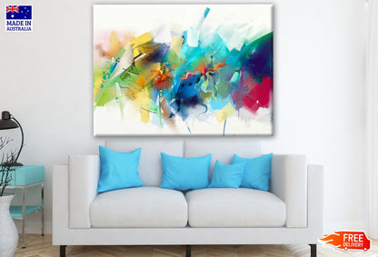 Colourful Abstract Design Print 100% Australian Made