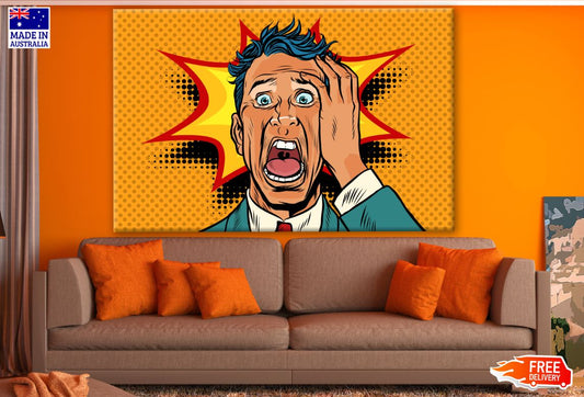 Man Confused Art Print 100% Australian Made