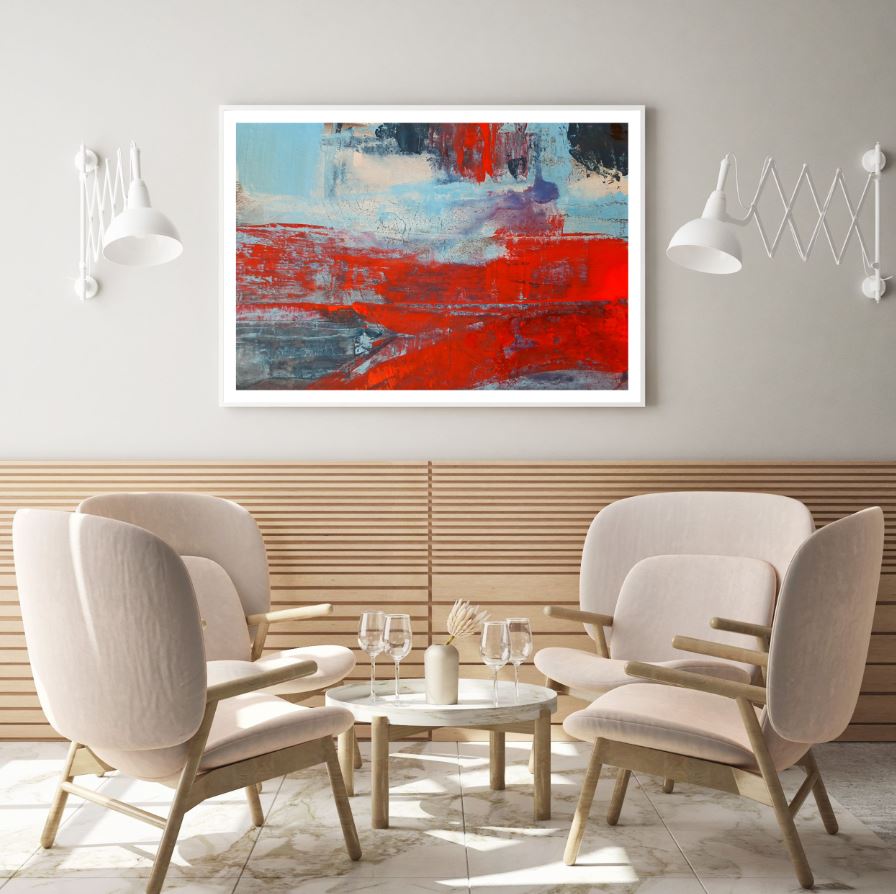 Colorful Paint Strokes Design Home Decor Premium Quality Poster Print Choose Your Sizes